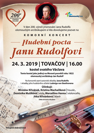 Pozvánka na koncert – Hudební pocta Janu Rudolfovi